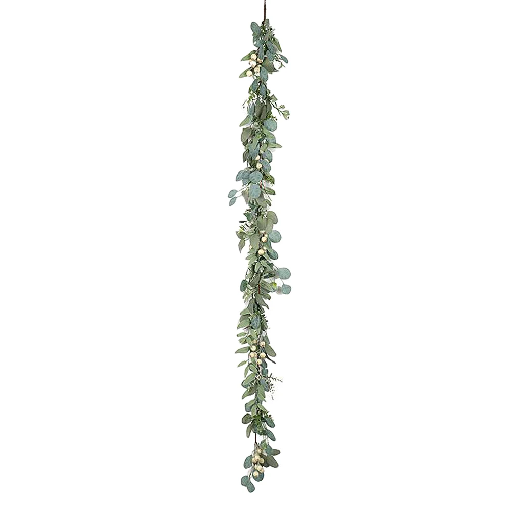 

2M Artificial Eucalyptus Garland ing Fake Trailing Flower Plant Vine Ivy