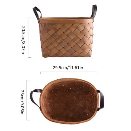 Ручной хлеба для фруктов и овощей корзина хранения мелочей соломы сушенный