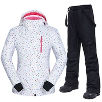 ski suit women winter outdoor windproof waterproof mountain ski jacket and pants snow sets skiing and snowboarding suits