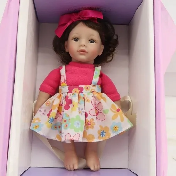 Силиконовая кукла реборн 20 см игрушки как живое малыш маленькая принцесса