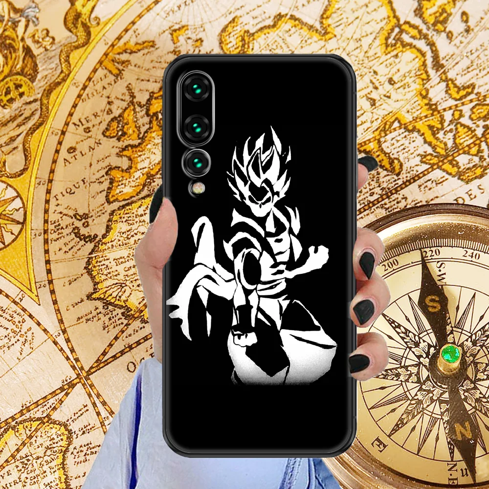 

Balls Anime Dragons Phone case For Huawei P Mate P10 P20 P30 P40 10 20 Smart Z Pro Lite 2019 black silicone waterproof luxury