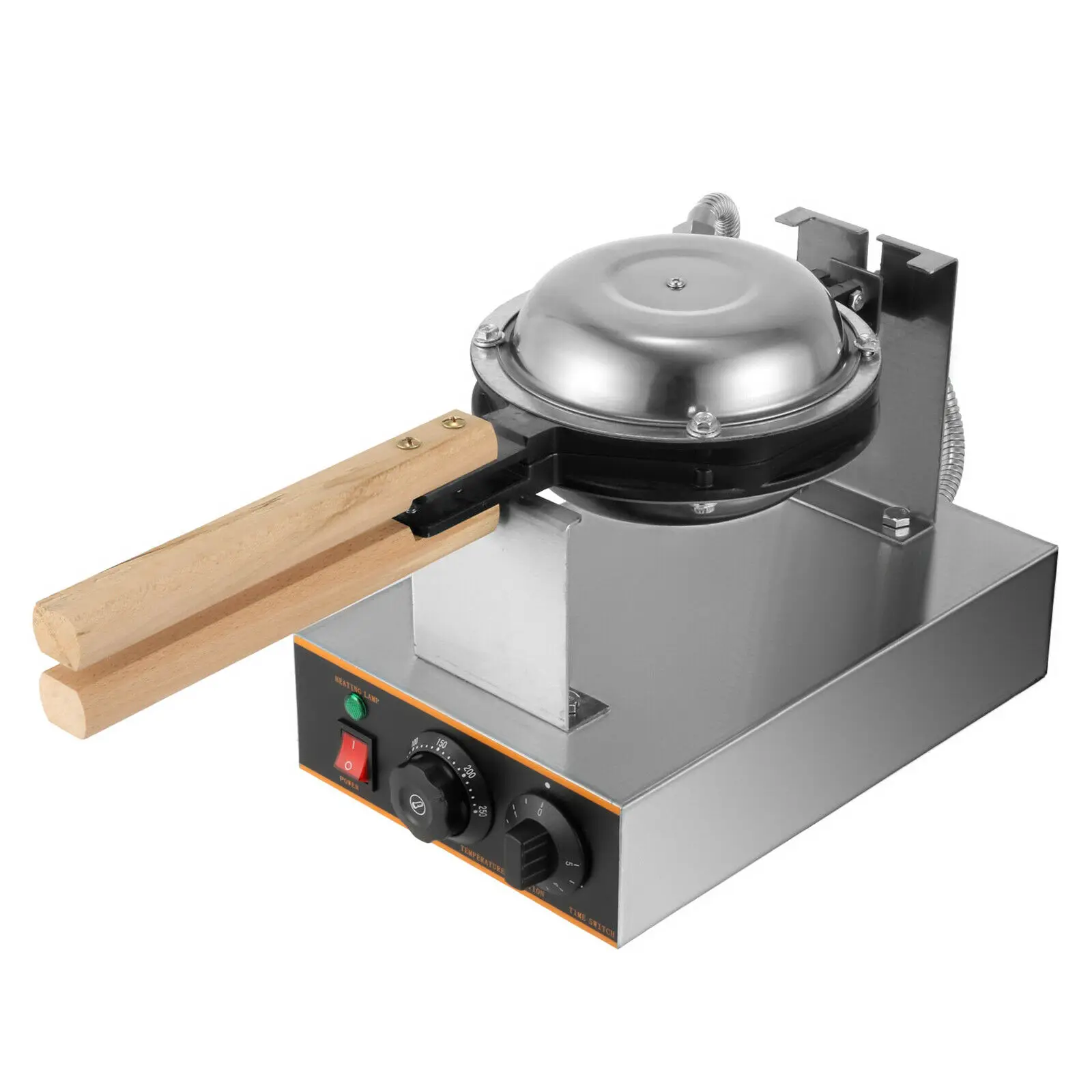 

200MM Egg Bubble Waffle Maker 1400W Commercial Electric Nonstick Cake Baking Pan Egg Puffs Home Kitchen Cooking Appliance