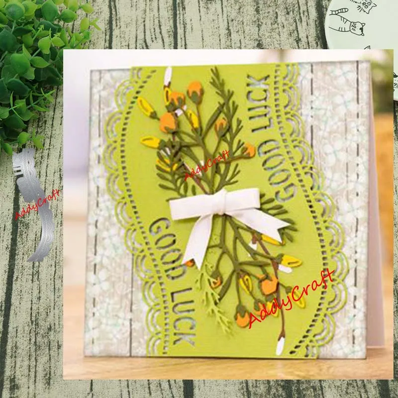 Металлические штампы для резки удачи кружевная форма скрапбукинга бумаги