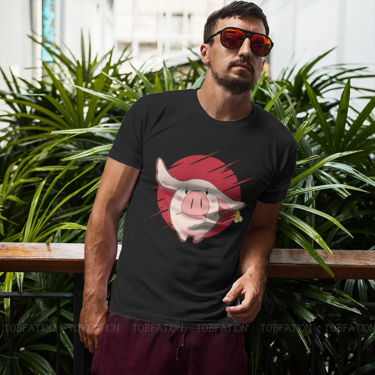 Ястреб семь смертных грехов аниме футболка Винтаж в готическом стиле больших