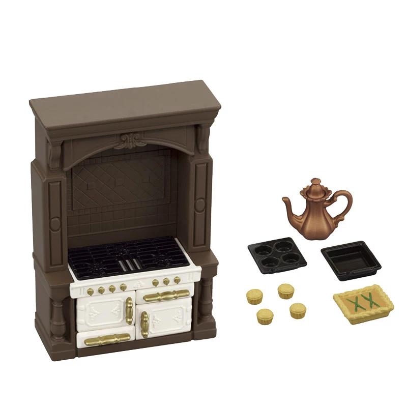 Кукольный домик серии Sylvanian аксессуары для мебели кухонный набор без цифр S01 |