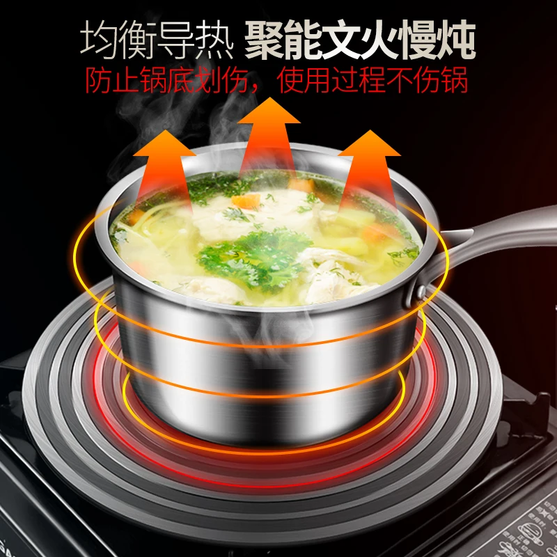 Stove Heat Transfer Plate Gas Dedicated Kitchen Gas Stove Anti-Burning Black Cast Iron Pot Heat Conduction Plate Defrosting enlarge