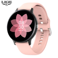 LIGE New P8 Color Screen Smart Watch Women men Full Touch Fitness Tracker Blood Pressure Smart Clock Women Smartwatch for Xiaomi