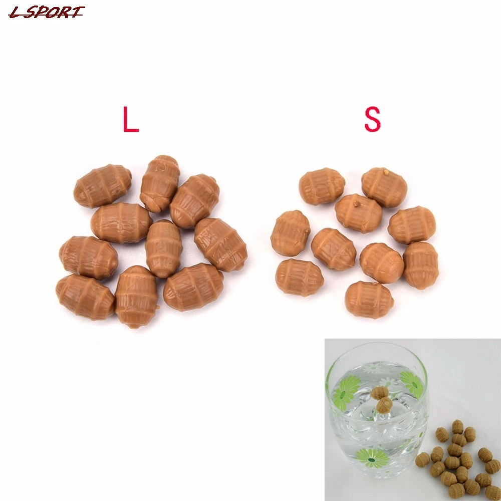 10 шт. мягкая рыболовная плавающая Тигровая орех искусственная приманка блесны на