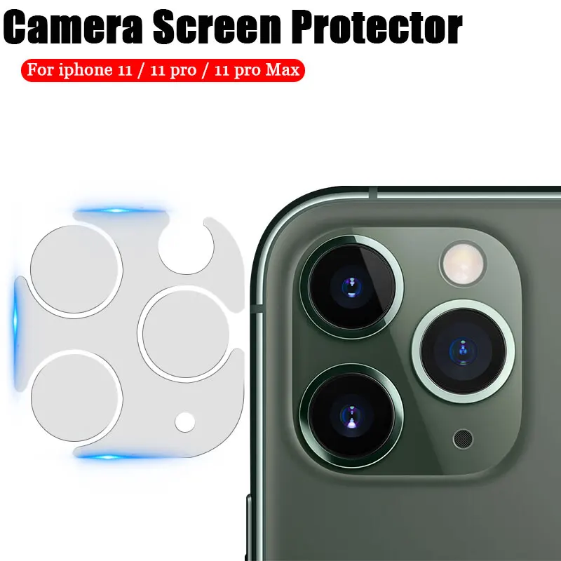 2 шт. iPhone 11 Pro Max стеклянная задняя камера Защитная пленка для экрана iphone Защитное