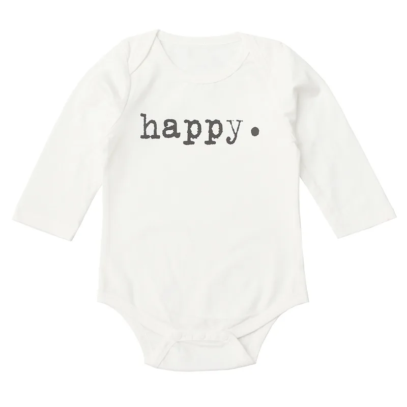 

Baby Girls Boys Loved Printed Long Sleeve Romper