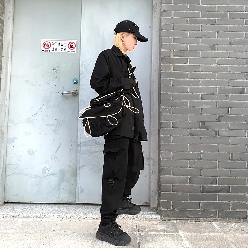 Модная Светоотражающая мужская сумка на плечо уличная Водонепроницаемая