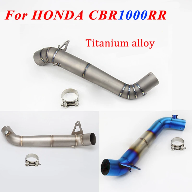 

Motorcycle exhaust For HONDA CBR1000RR CBR 1000 2008- 2016 2015 2014 2013 cbr 1000rr CBR1000 61mm connect contact pipe connector