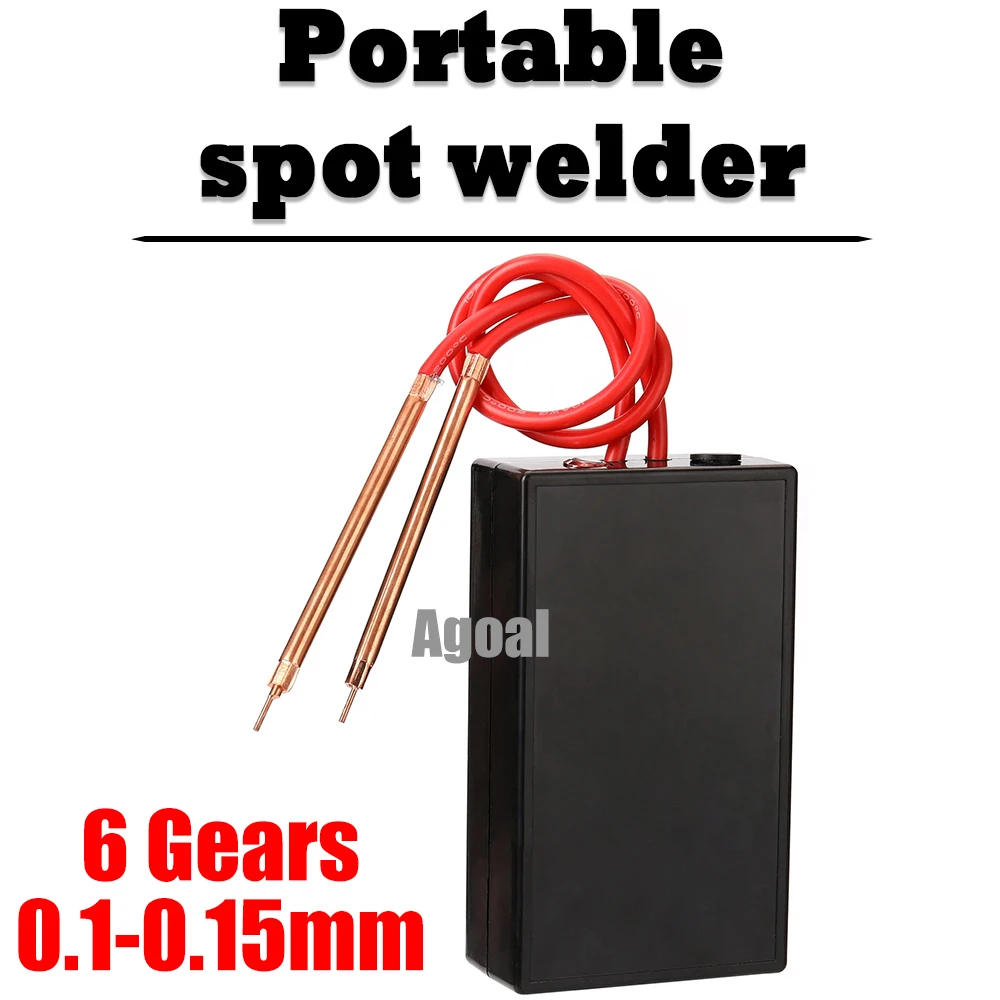 Portable 6 Gears Adjustable Mini DIY Spot Welding Machine for 18650 Battery Spot Welding Tool Kit Spot Welding Machine Welder