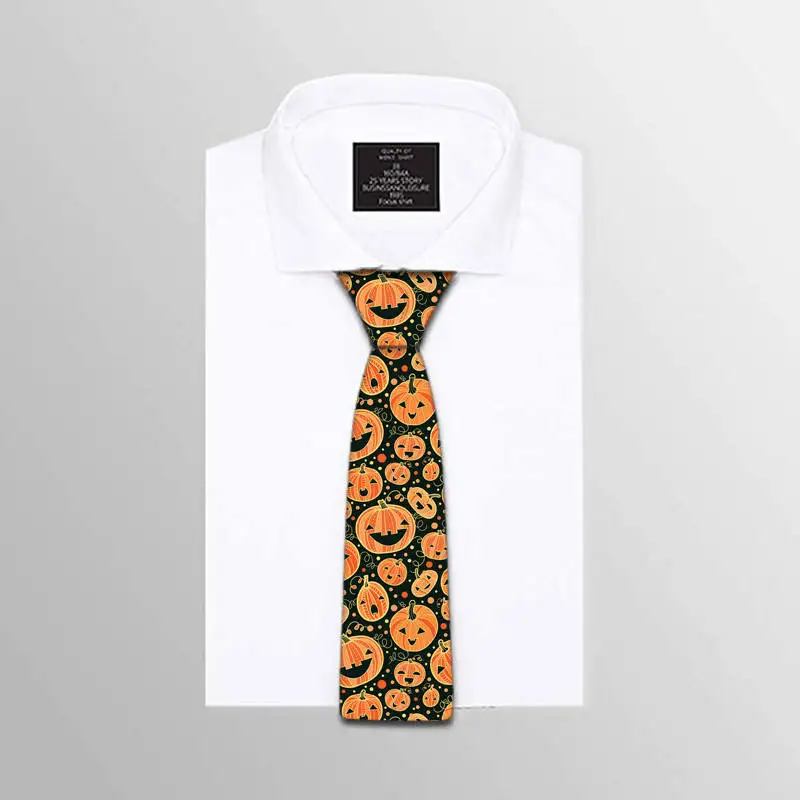 Модный мужской галстук с животным принтом мультяшная утка Тонкий