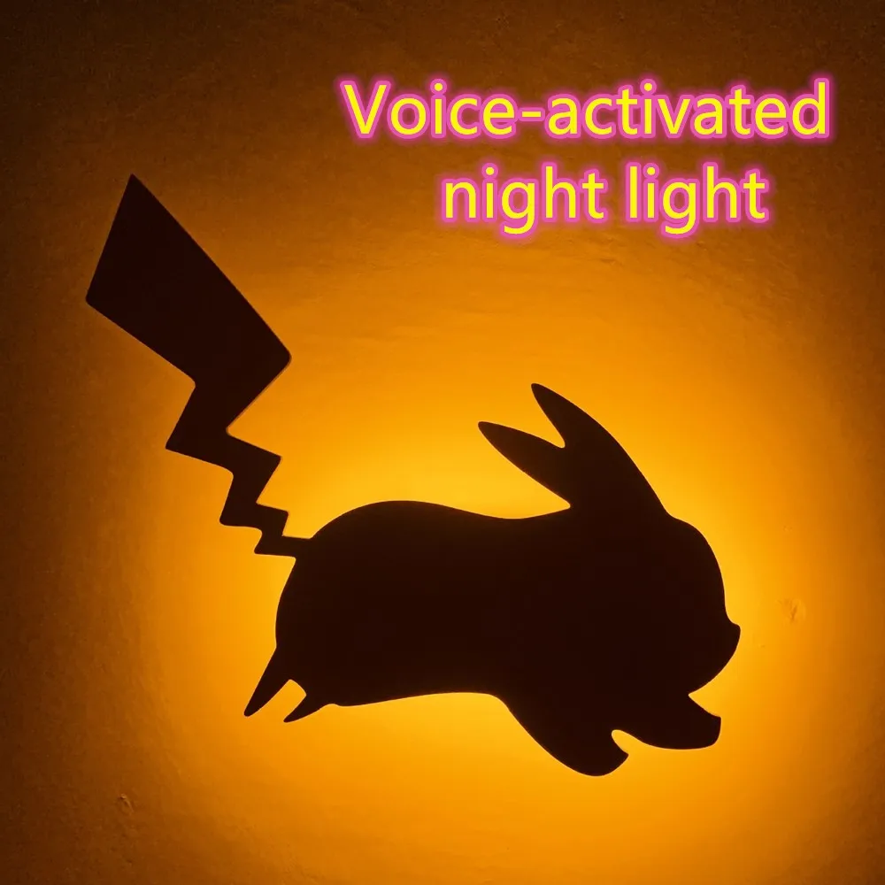 Новый светодиодный ночник с голосовым управлением светильник для тени литой