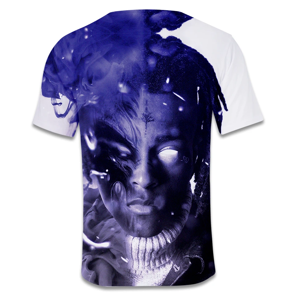 Xxxtentacion 3D t shirt Men women Fashion Hip Hop Style Casual 3D Print Short Sleeve Men's t shirt Raper Xxxtentacion Tees Top