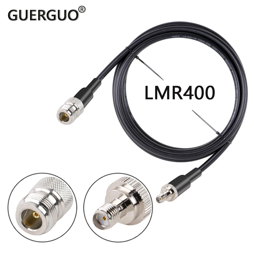 

LMR400 Cable N Female to SMA Female 50 ohm RF Coax Extension Jumper Pigtail for 4G LTE Cellular Amplifier Phone Signal Booster