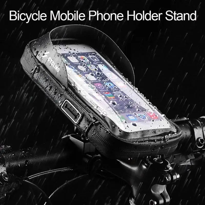 1 шт. 6 0 дюйма водонепроницаемый мобильный телефон держатель для велосипеда