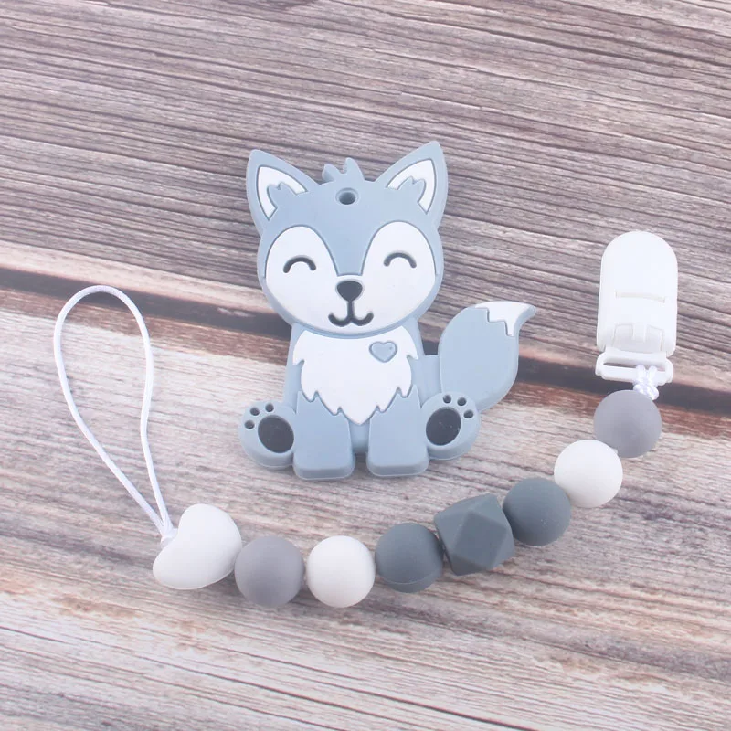 

XCQGH 1Pcs Cute Car Teether Food Grade Silicone Baby Teethers for Newborn Baby Nursing Gift BPA Free