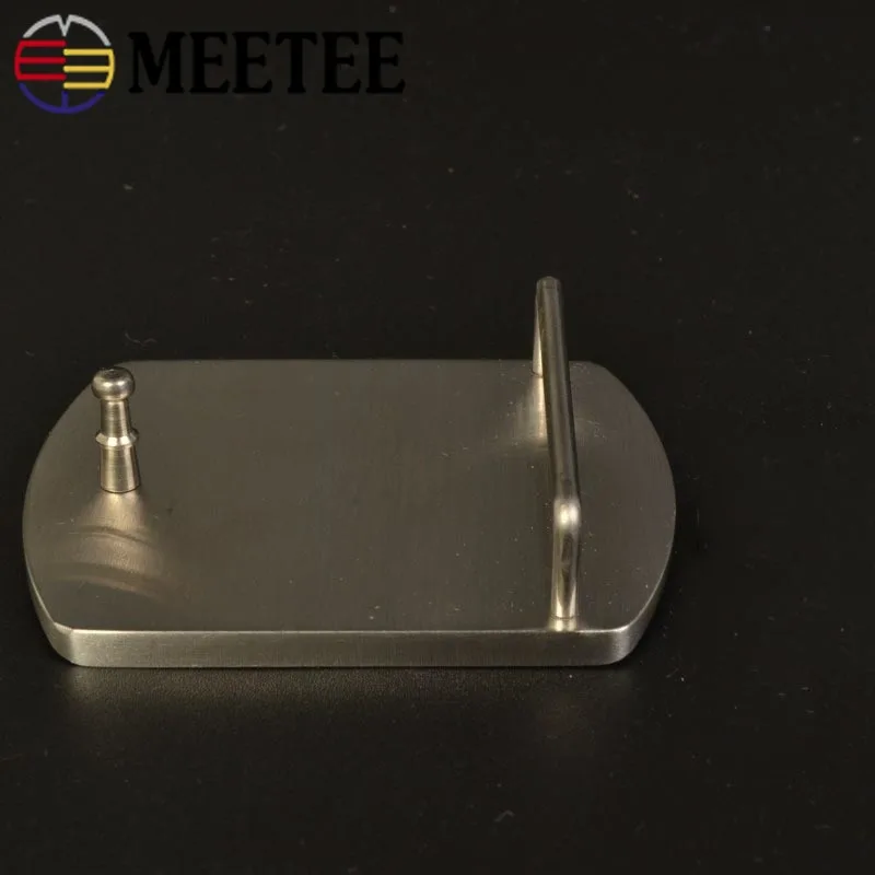 Meetee 39 мм пряжка для ремня из нержавеющей стали Мужской Повседневный Гладкий пояс