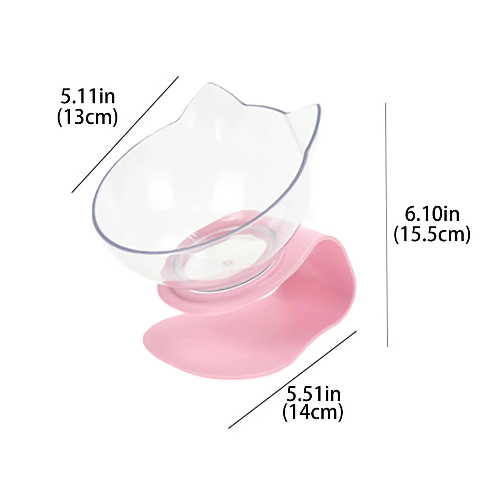 

Pet Dog Cat Slow Feed Protect Spine Water Food Bowl Protection Care Bowl Non-slip Stand Pet Feeding Pet Bowls Feeders