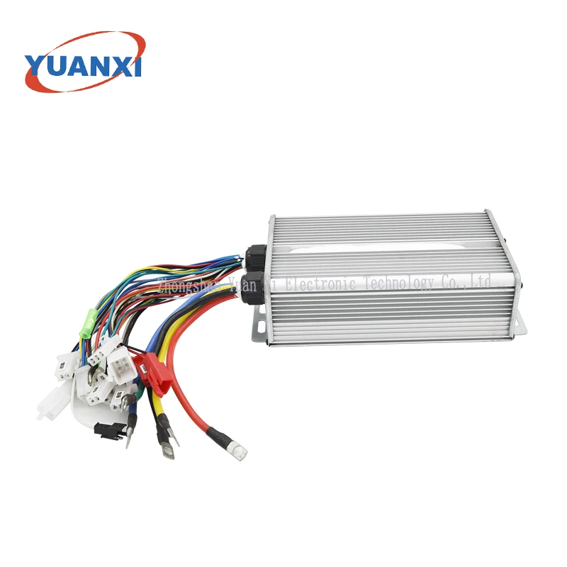 Бесшумный контроллер синусоидальной волны для электромобиля 48 В/60 в/72 в 60 А 1500 Вт