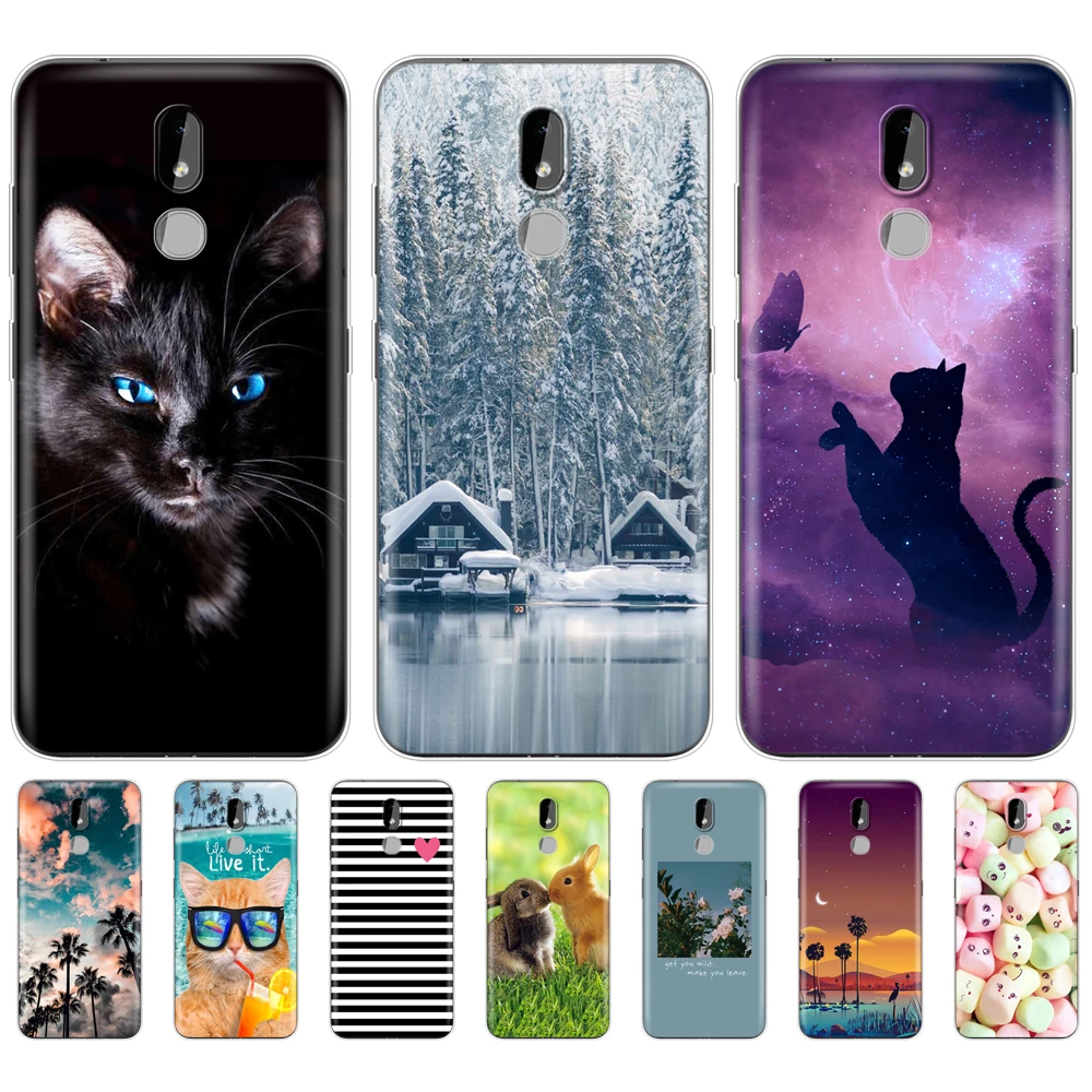 

Чехол для Nokia 3,2, 6,26 дюйма, силикон, ТПУ, мягкая задняя крышка телефона, чехол для Nokia3.2, Fundas Full 360, защитный чехол, бампер, рисунок
