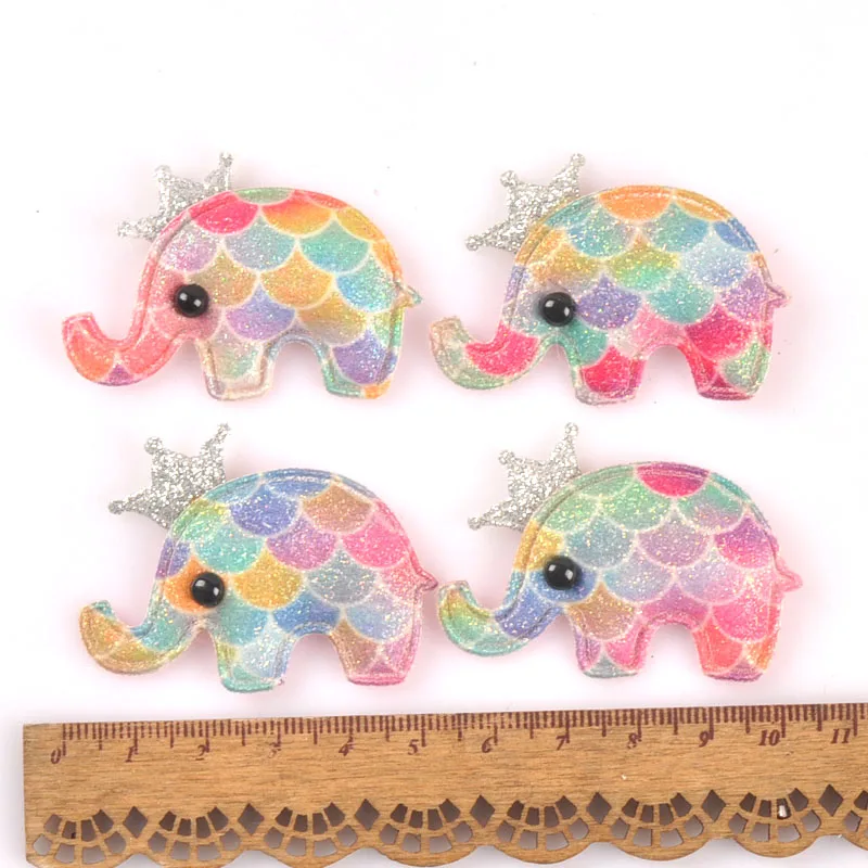 5 шт. патчи с животными блестящая ткань аппликация для рукоделия одежды сделай