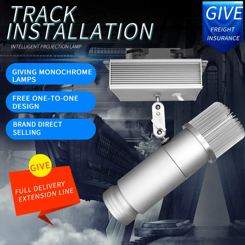 Hd Custom Advertising Pattern Sign Track Led Lighting Projection Lamp Orbital Gobo Projector | Лампы и освещение