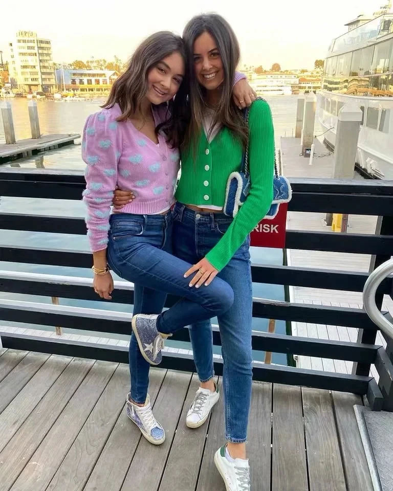 Увядший фон с длинным рукавом Зимний свитер для женщин модный блогер модные