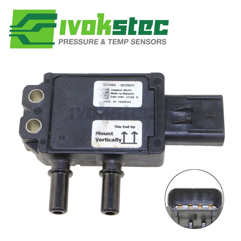 Оригинальный DPF EGR дифференциальный датчик давления выхлопных газов для Cummins CAT