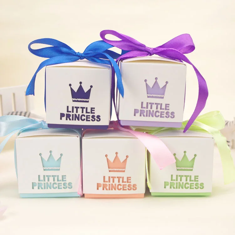 Подарочная коробка для маленькой принцессы вечерние коробки конфет с лентой 5 8*5 8