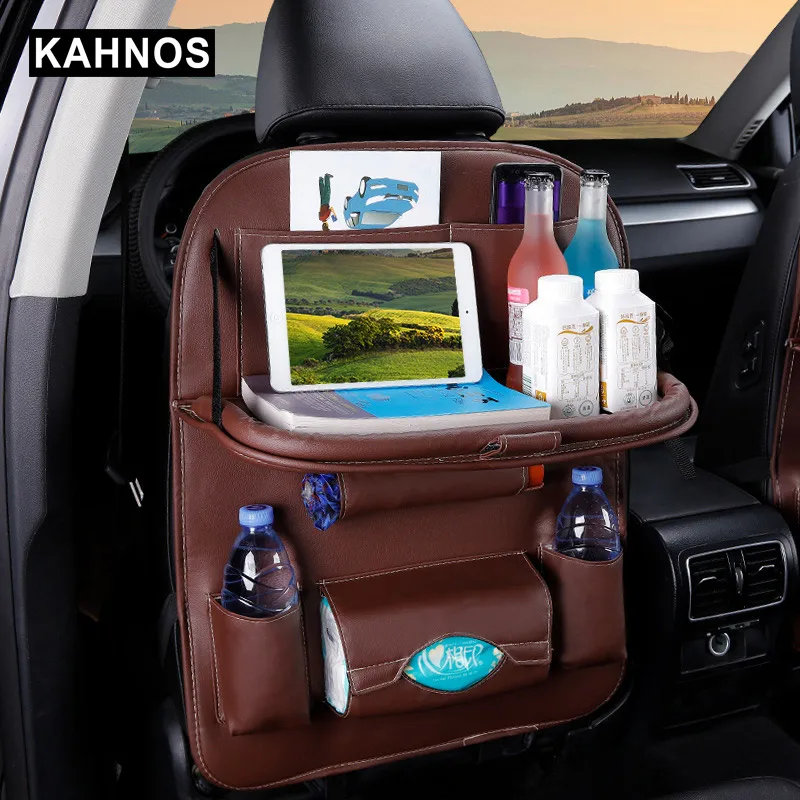 Органайзер на спинку сиденья автомобиля сумка из искусственной кожи для подушек