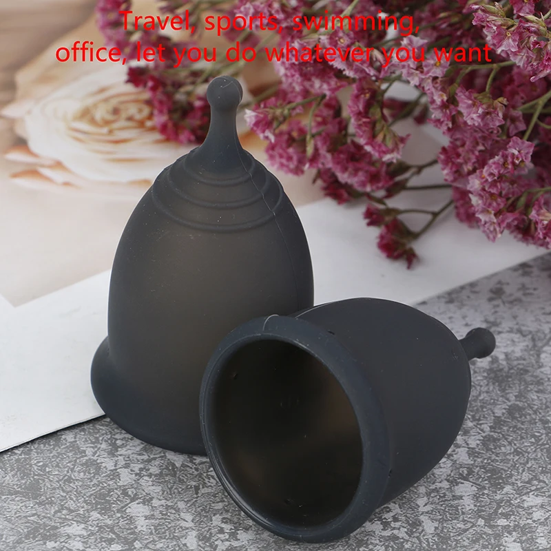 

1PCS Menstrual Cup For Women Feminine Hygiene Medical 100% Silicone Cup Menstrual Reusable Lady Cup Collector Menstrual