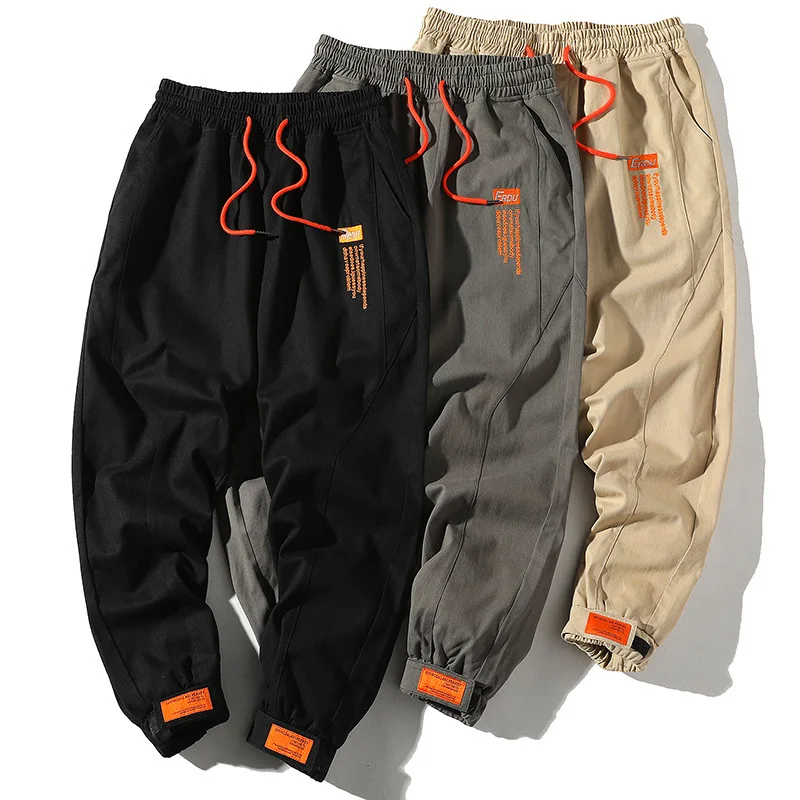 Брюки-карго мужские спортивные модные брендовые штаны в стиле милитари