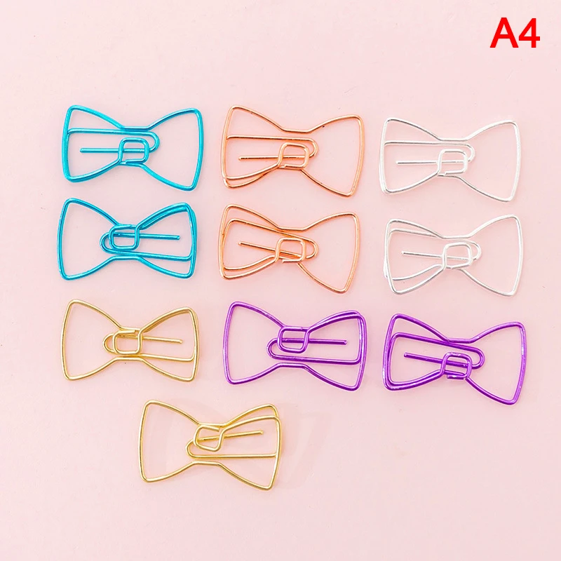

1pcs/2pcs/10pcs Cute Vegetable Star Ice Cream And Other Shapes Mini Paper Clip Kawaii Stationery Metal Long Tail Clip Photo