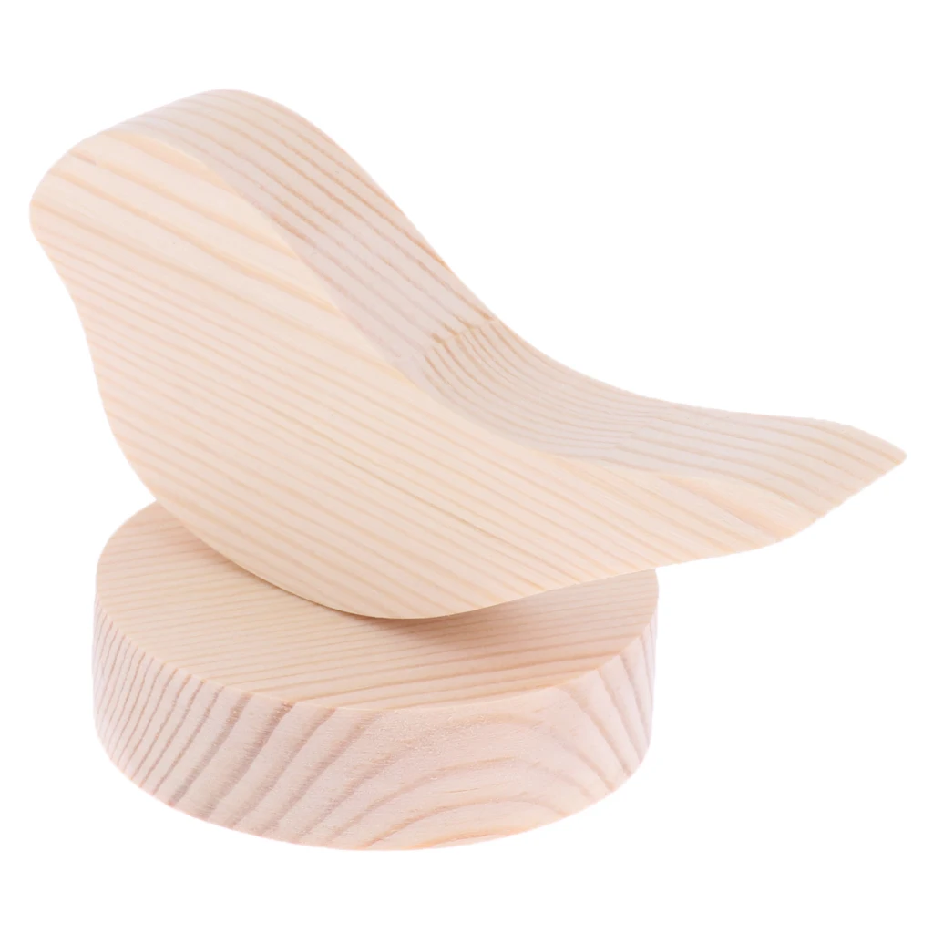 Деревянная вешалка для солнцезащитных очков в форме птицы стойка держатель