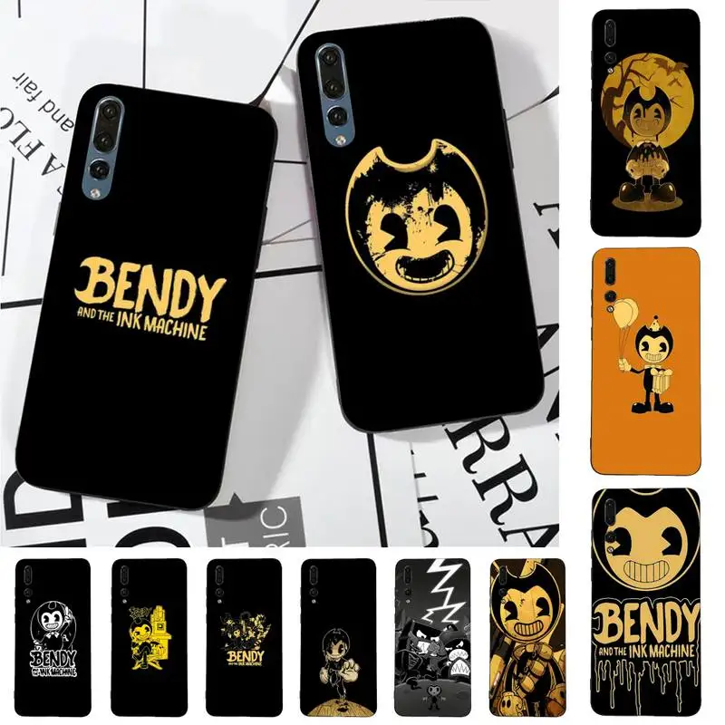 

Horror game BENDY Phone Case for Huawei P30 40 20 10 8 9 lite pro plus Psmart2019