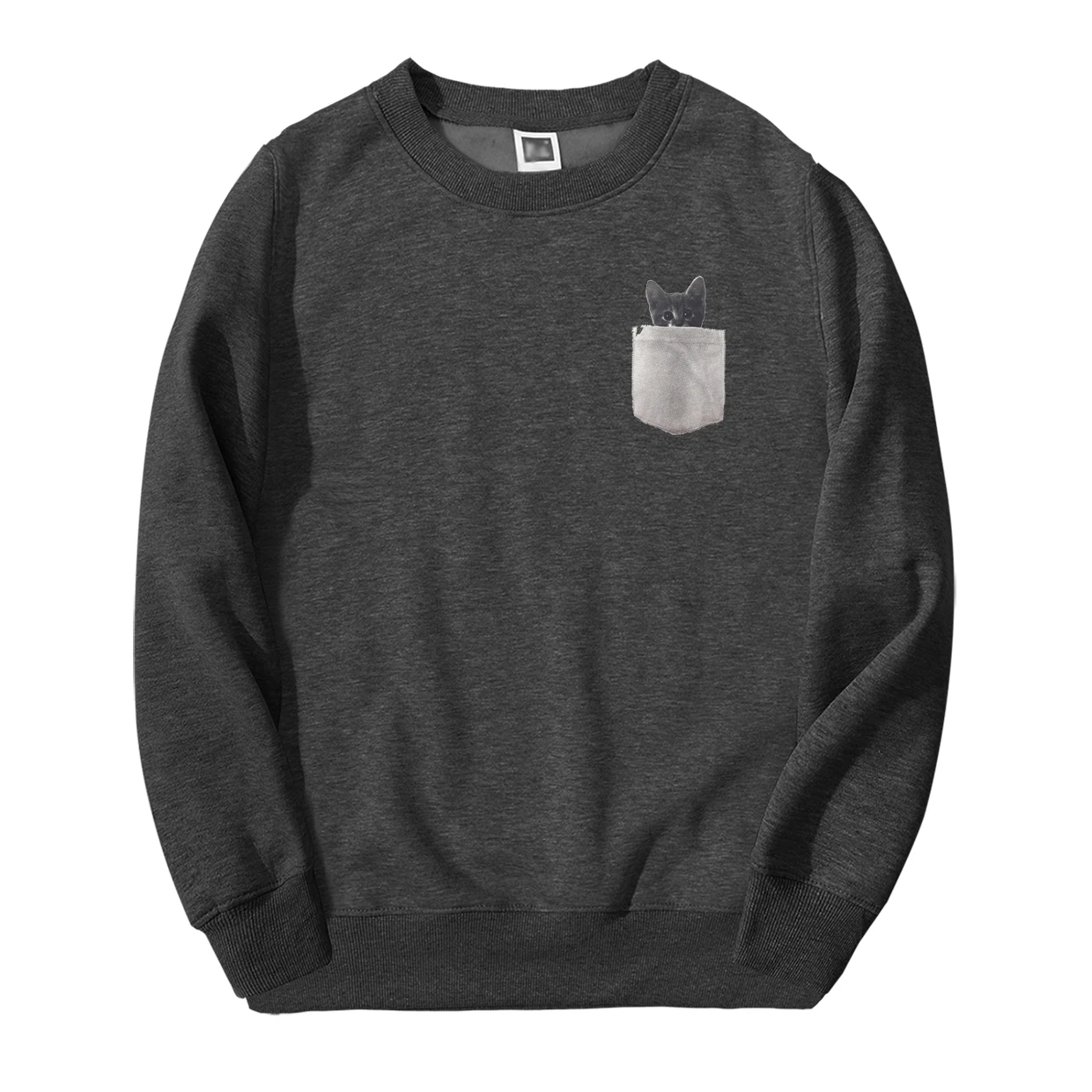 2019 Новое поступление мужские толстовки с капюшоном милые кошки принт животными