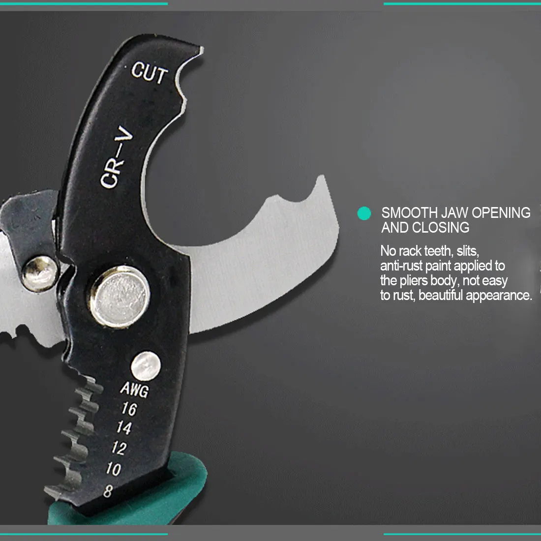 

Wire Stripper Multi-function Wire Stripping Tool Crimping Pliers Wire Cable Stripper Spring Design Easy to Work 6 inch/ 7 inch