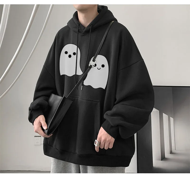 

Hoodies Halloween Ghost Men Hoodie Sweatshirt Male Men's Winter Man Sweatshirts Clothing Oversized Anime Streetwear Pullover