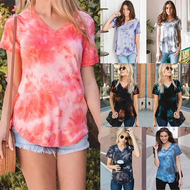 Женская футболка с коротким рукавом Новинка лета 2021 Свободный Топ и принтом в