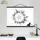 Подвесная деревянная фоторамка, 21-60 см, для постеров и принтов, магнит 