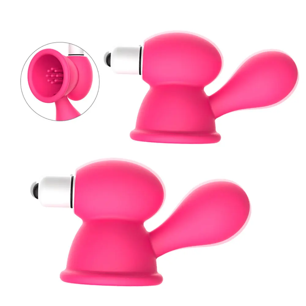 Силиконовые соски присоски вибратор груди увеличитель клитора стимулятор