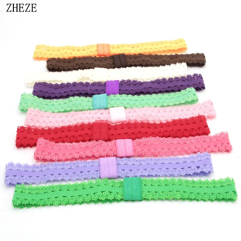 1000 шт./партия кружево блестящая эластичная Двойная корона дизайнерские ChildrenSolid