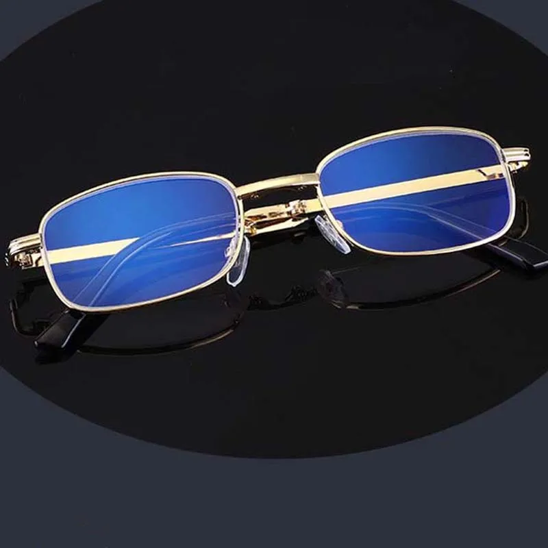 Складные очки для чтения с защитой от синего излучения мужские