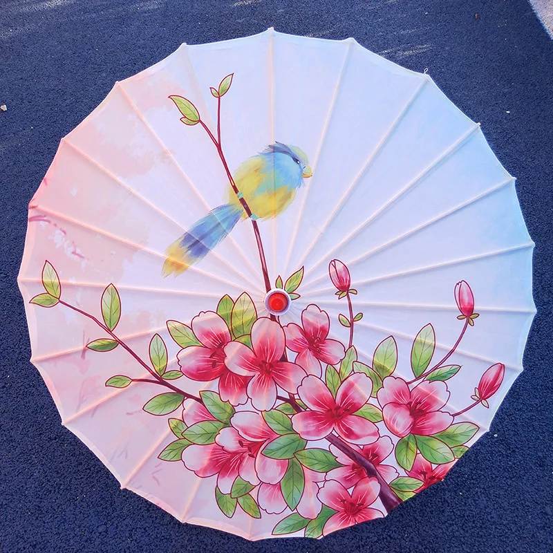 

84cm Oil Paper Style Umbrella Rain Women Ancient Decoration Craft Umbrella Hanfu Qipao Show Classic Dance Umbrella Photo Parasol
