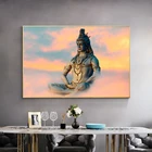 Картины на холсте Властелин Шива, настенные картины с индуизмом, художественные картины на холсте для дома, художественные картины с индуизмом для декора гостиной