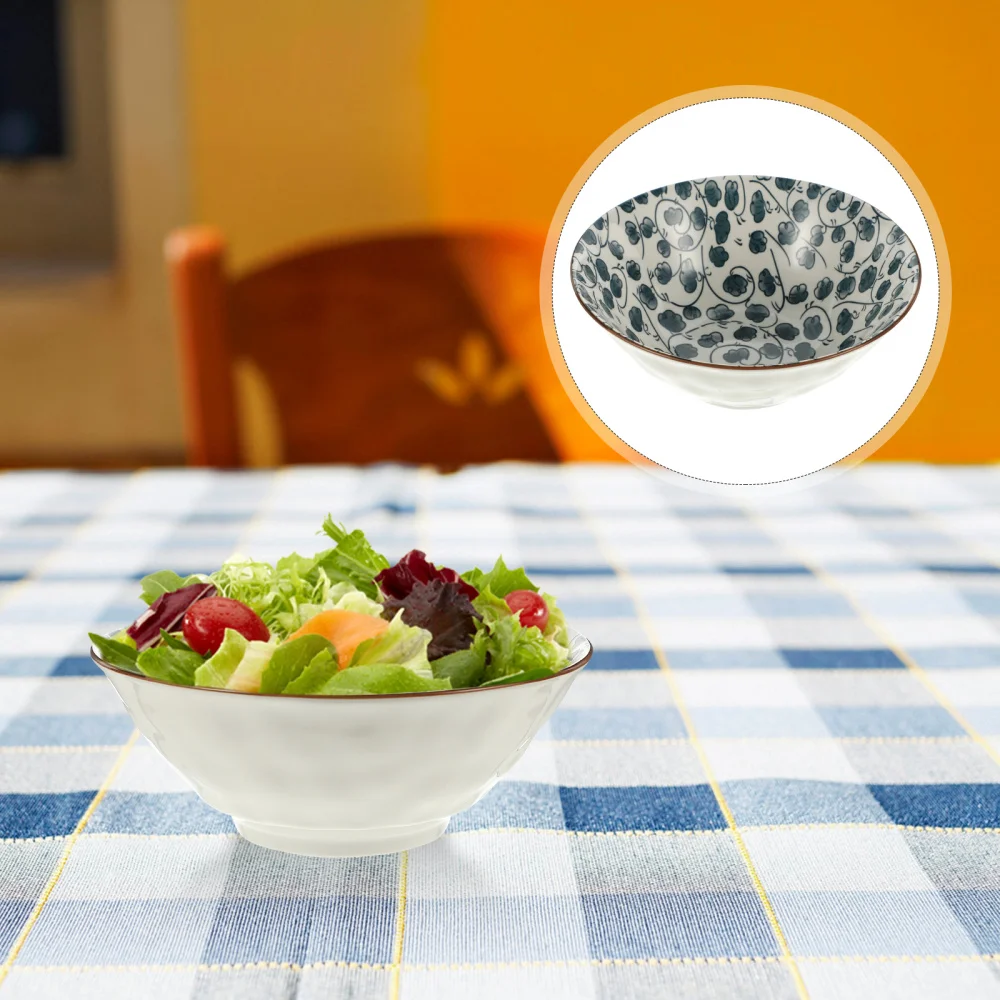 1Pc Ceramic Bowl Soup Storage Noodle Restaurant Ramen (Assorted Color) | Дом и сад