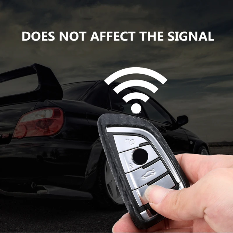 Силиконовый чехол для ключа с узором из углеродного волокна BMW X5 X6 X4 X3 1 2 Series |